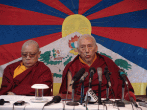 Kalon Tripa Samdhong Rinpoche (right)